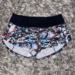 2 Lululemon Speed up 2.5” shorts multi color